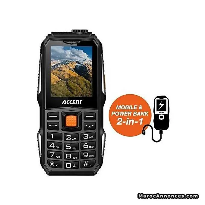 Telephone + power bank - الدار البيضاء