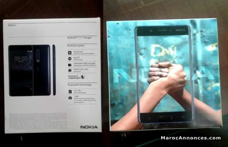Nokia 5 android nougat - الدار البيضاء