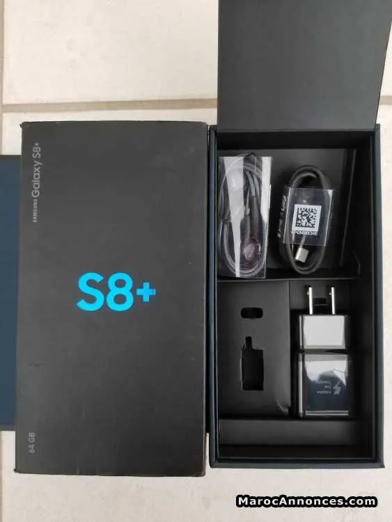 Samsung galaxy s8 plus 64go noir - الدار البيضاء (3)