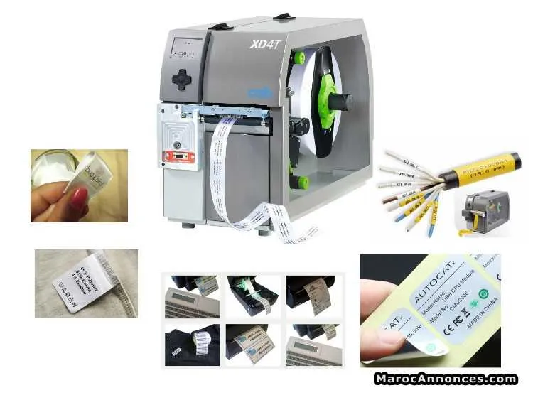A vendre imprimante bandes textiles carton plastiq - الدار البيضاء