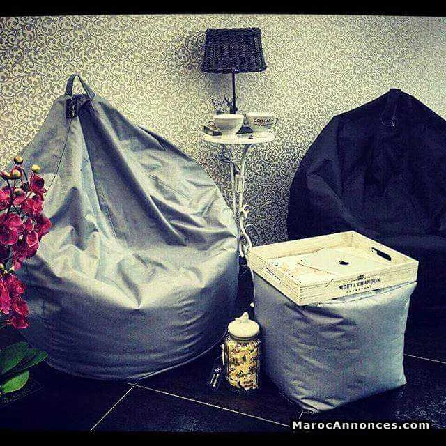 Pouf poire et convertible - الدار البيضاء