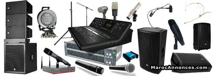 Location matériel de sonorisation backline - الدار البيضاء (2)