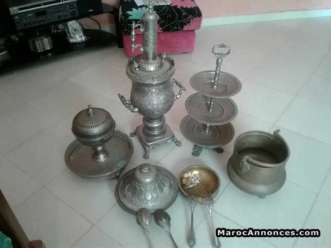 اواني فضية عريقة - الدار البيضاء