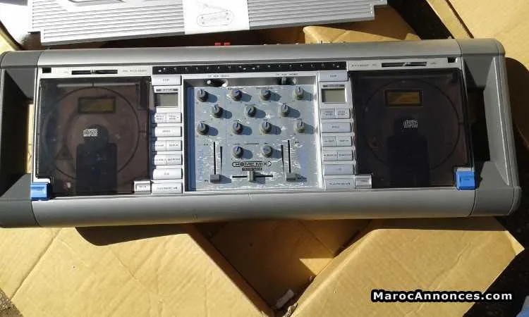 Kit dj mixeur 2 lecteur cd 2 baffles - الدار البيضاء