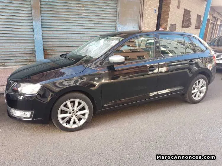 Skoda rapid 1.6 tdi full option - الدار البيضاء (2)