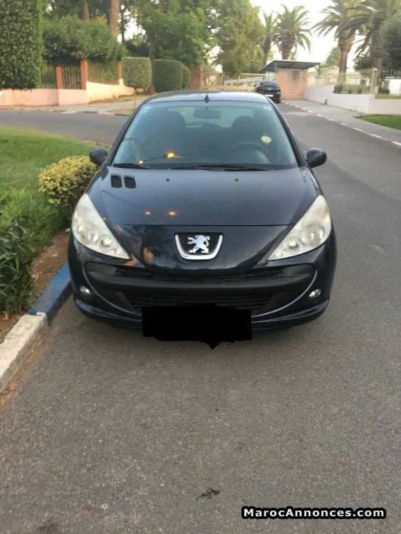 Peugeot 206+ en bonne etat - الدار البيضاء