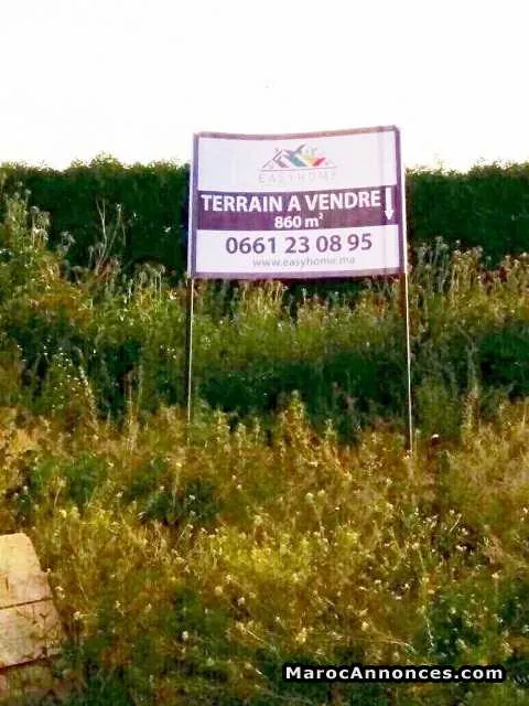 Terrain 860 m² à vendre, dar bouazza, casablanca - الدار البيضاء