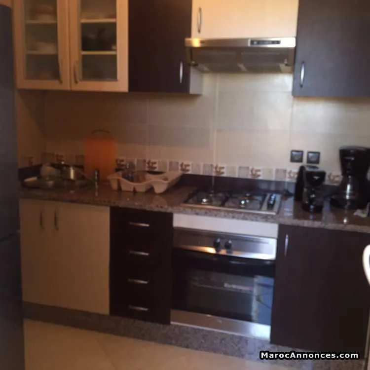 Appartement avec piscine à la plage de achakar - الدار البيضاء (3)
