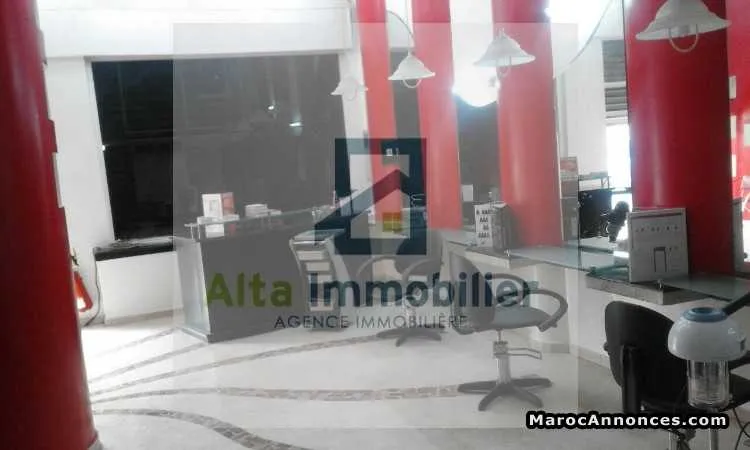 Salon de coiffure de 79 m2 yaacoub mansour - الدار البيضاء