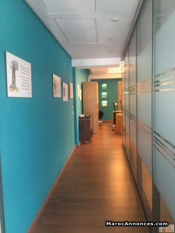 Location plateaux de bureau 120m² maarif extension - الدار البيضاء (2)