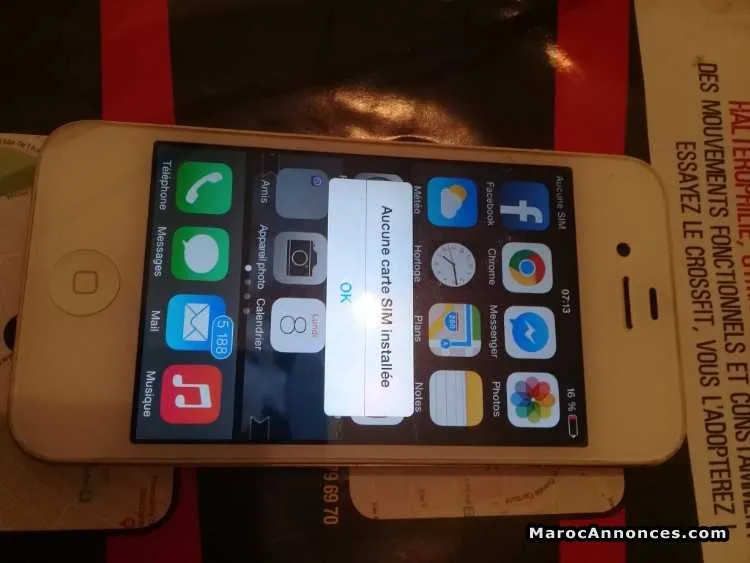 Iphone 4s blanc 64 go - الدار البيضاء