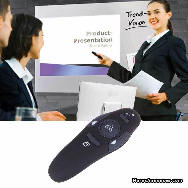 Présentateur sans fil laser tourner powerpoint - الدار البيضاء (3)