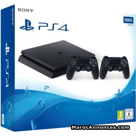 Ps4 slim 2manettes - الدار البيضاء