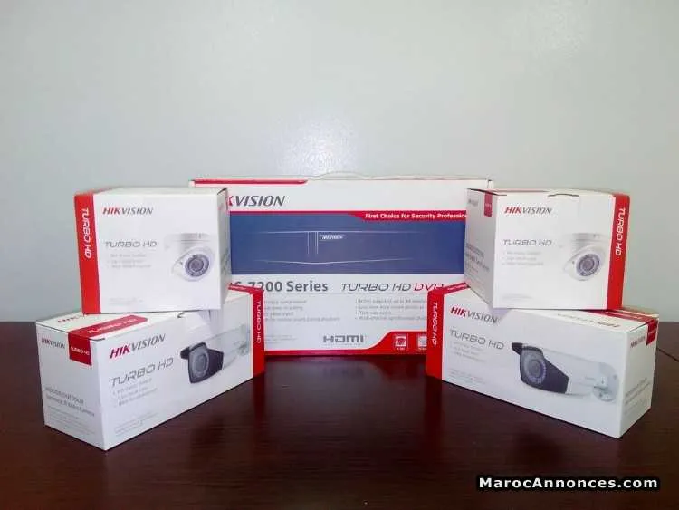 Pack hikvision dvr avec 4 camera - الدار البيضاء