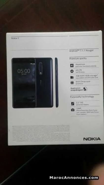 Nokia 5 android nougat - الدار البيضاء