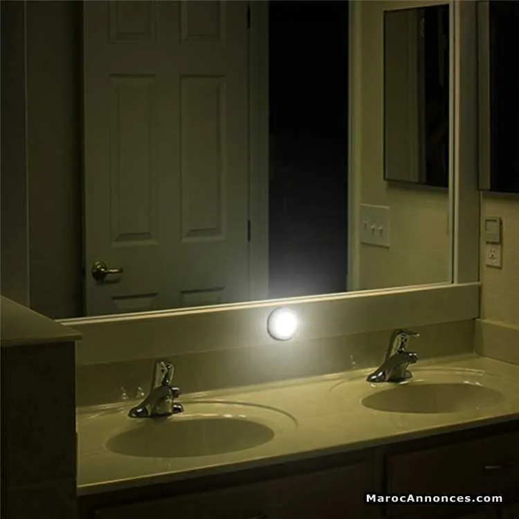 Lumiparty infrarouge pir motion sensor 6 led nuit - الدار البيضاء (2)