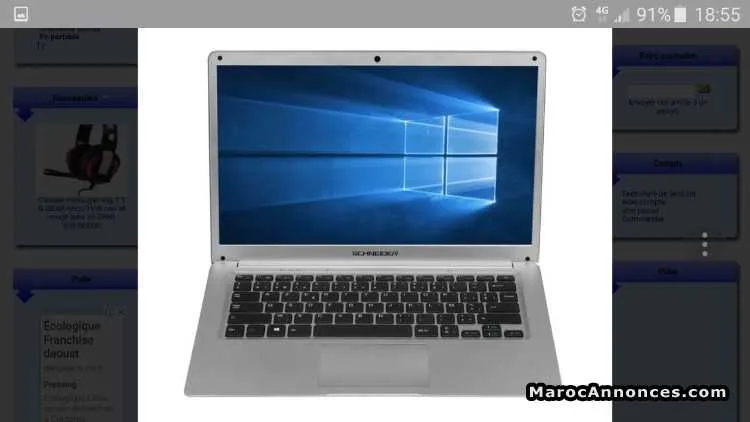 Mini pc portable  10" neuf et dernier cri - الدار البيضاء