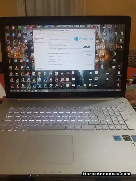 Asus n750jk gamer 17pouces i7 16gb gtx 4gb - الدار البيضاء (2)