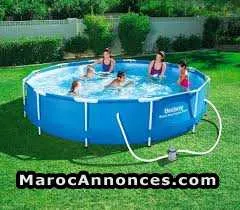 Piscine rotonde 366 bestway - الدار البيضاء