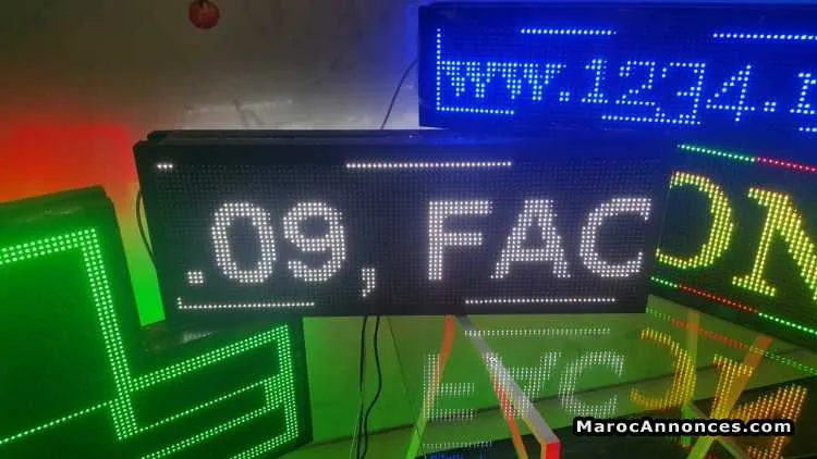 Panneaux pharmacie en led - الدار البيضاء