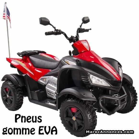 Moto quad 12 volts avec roues pneumatique neuve - الدار البيضاء