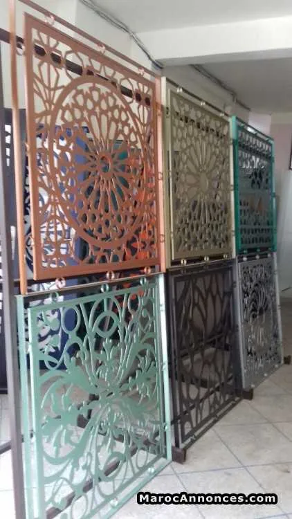 Porte/panneaux/façade bâtiment acier décorative - الدار البيضاء (3)