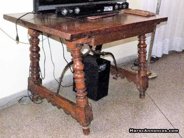 Table renaisance espagnole bois massif - الدار البيضاء (3)