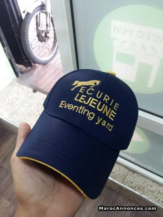 Casquette personnalisé avec votre logo - الدار البيضاء
