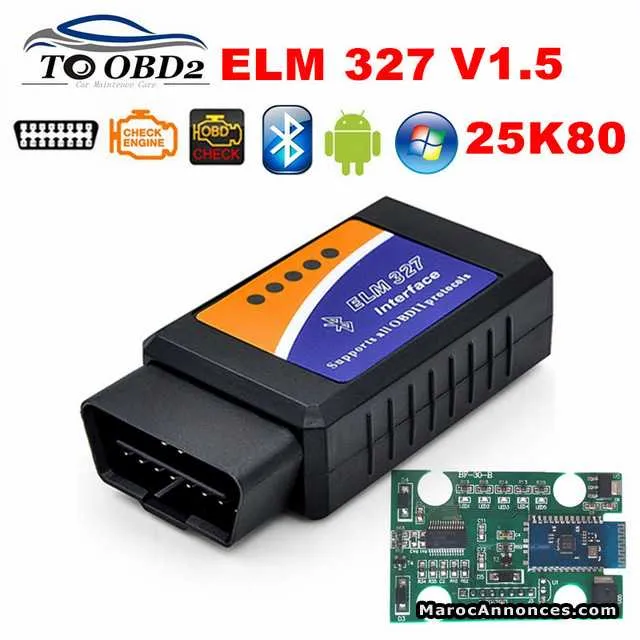 Obd2 diagnostic auto facile elm 327 - الدار البيضاء (3)