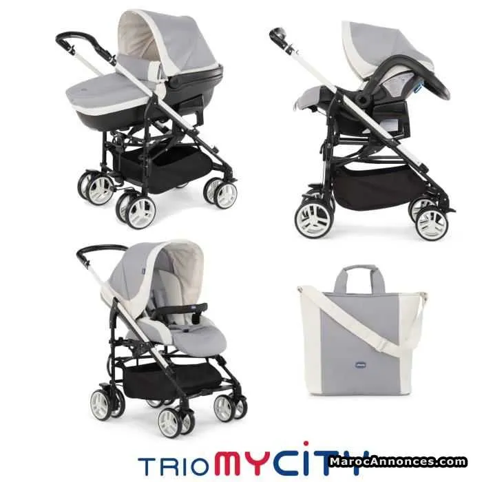 Chicco trio mycity avec isofix (très bon état) - الدار البيضاء