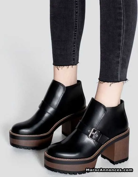 Bottes plateforme pull&bear - الدار البيضاء