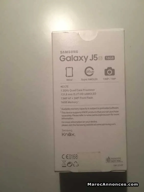 Samsung j5 2016 en exellent état à vendre - الدار البيضاء (3)