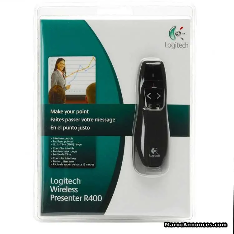 Logitech wireless presenter r400 - الدار البيضاء