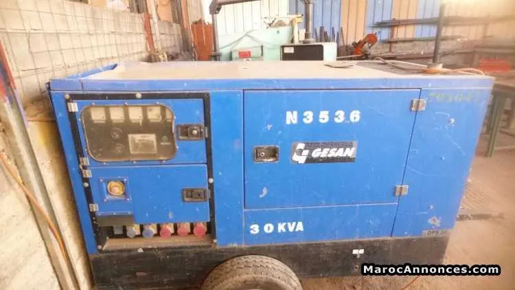 Groupe électrogène 30 kva gasoil - الدار البيضاء