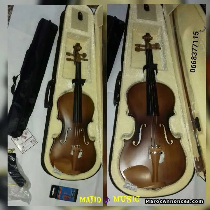 Violon 4/4 made in italy avec tout les accessoires - الدار البيضاء