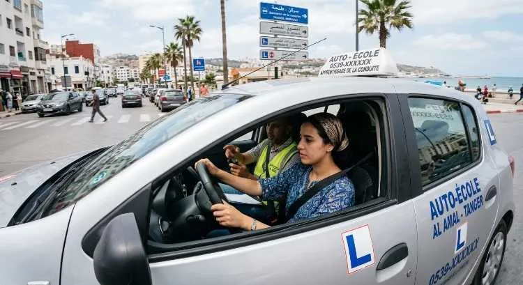 Leçon de conduite - طنجة