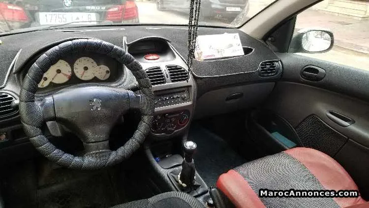 Peugeot 206 essence à vendre - الدار البيضاء (2)