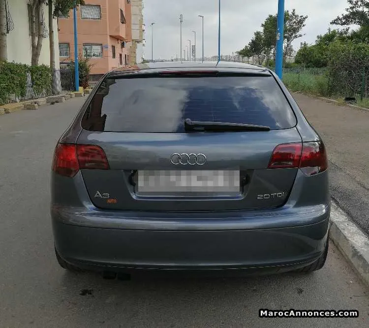 Audi a3 diesel -2008 - الدار البيضاء (3)