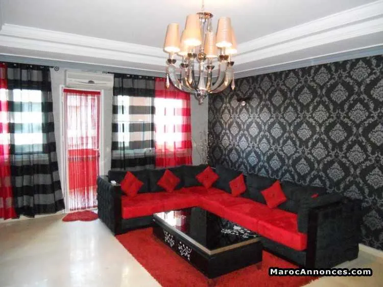 Appartement meublé en location à bourgogne ouest - الدار البيضاء