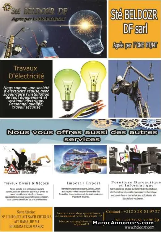 Travaux divers - الدار البيضاء