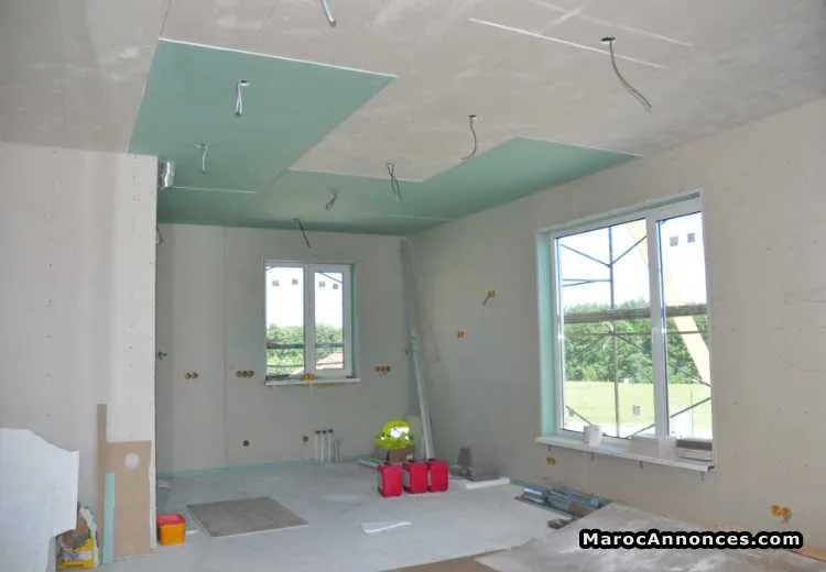 Aménagement d'intérieur ba13 placoplatre - الدار البيضاء (2)