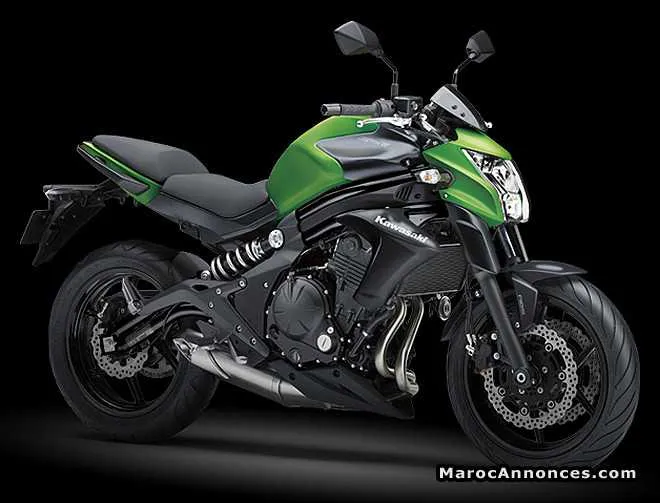 Moto kawasaki en bon état - الدار البيضاء