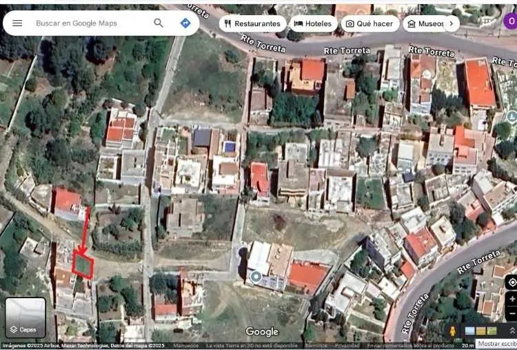 Vente terrain 114 m², 2 façades,avec matlab tahfid - تطوان (2)