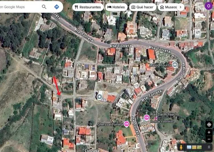 Vente terrain 114 m², 2 façades,avec matlab tahfid - تطوان (3)
