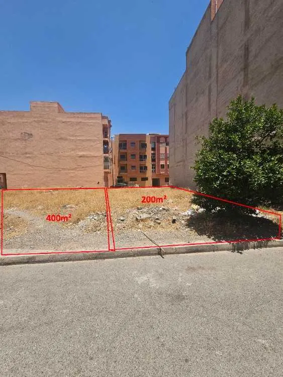 Terrain titré 200 m² – azzouzia – 2 façades - مراكش (3)