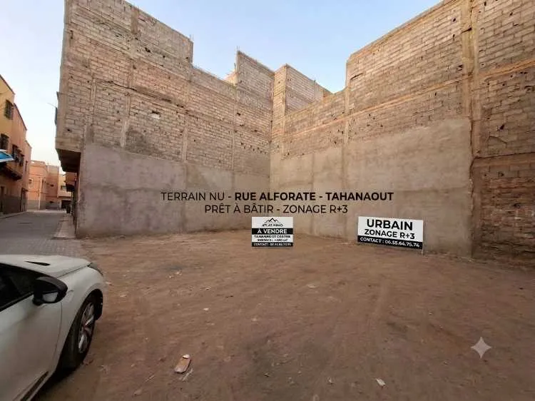 Terrain nu r+3 prêt à bâtir tahannaout - مراكش (2)