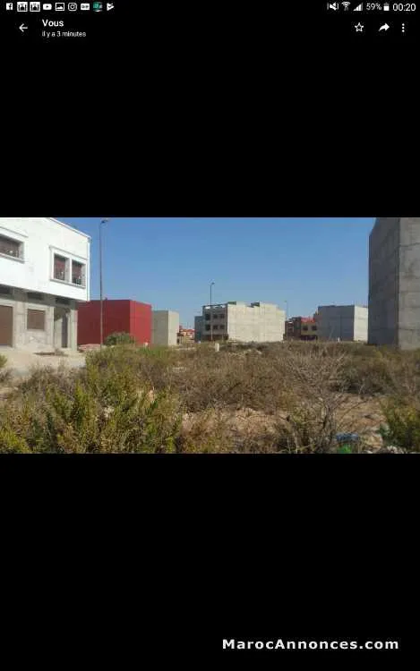 Terrain  de 181 m2 - الدار البيضاء
