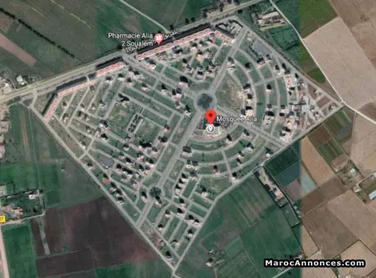 Terrain de 100 m2  had soualem - الدار البيضاء (3)