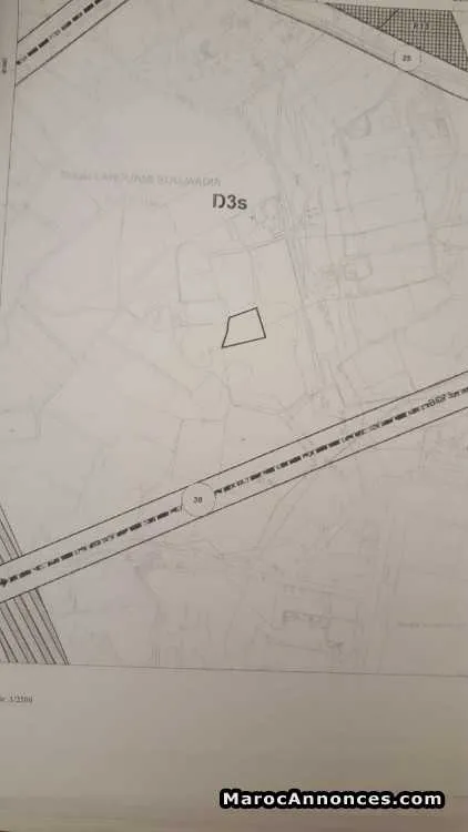 Lot de terrain zone villa à bouskoura de 860 m2 - الدار البيضاء