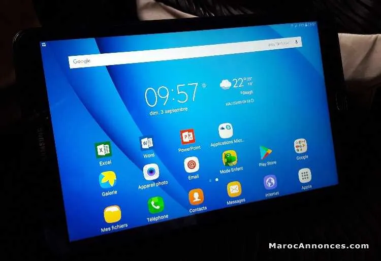 Samsung galaxy tab a6 avec son cover - الدار البيضاء (3)